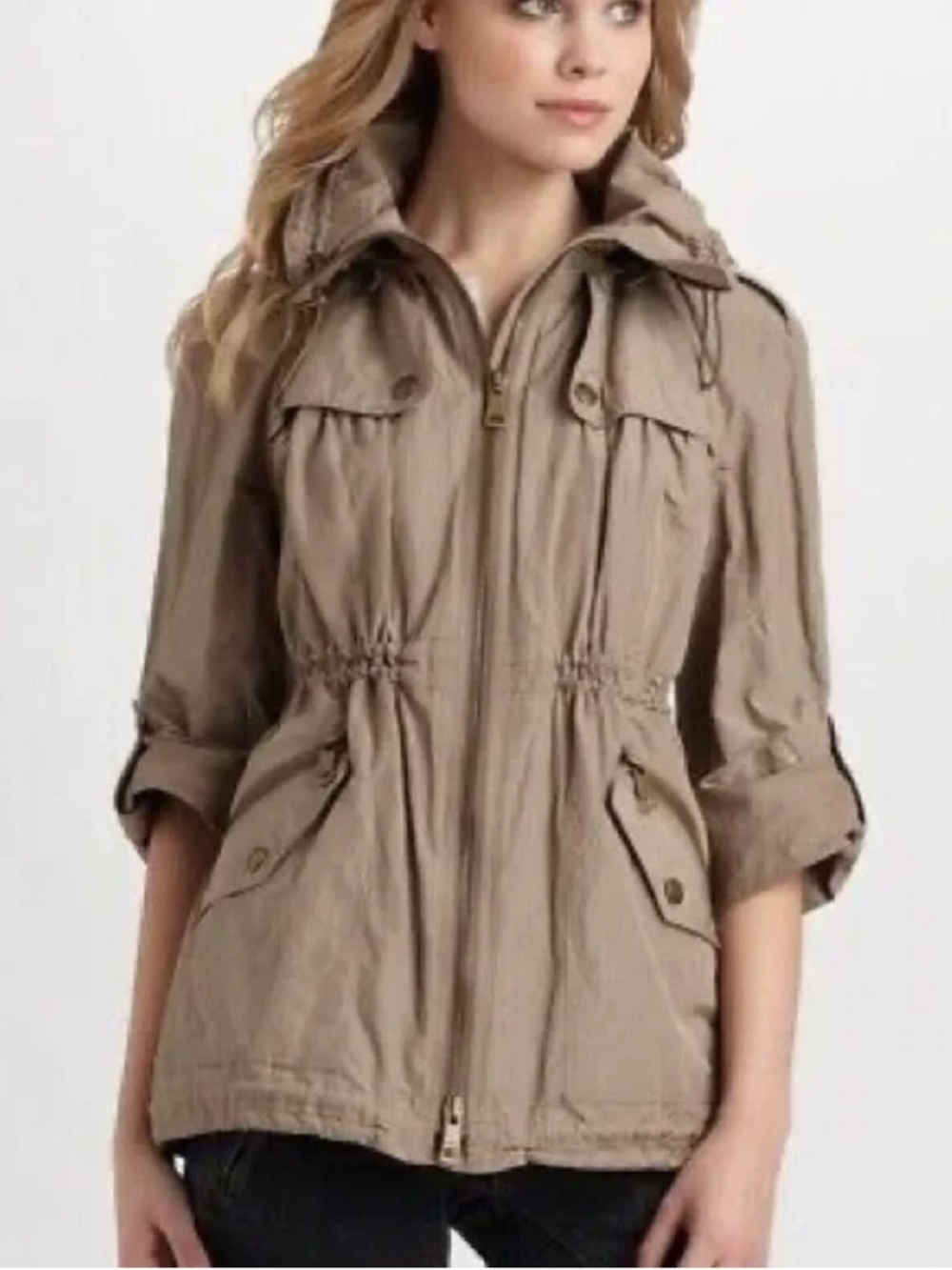 Burberry Brit Utility Jacket Size